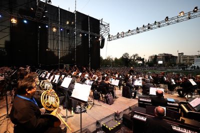 Cerca de 40 mil personas disfrutaron en total en los cuatro conciertos de “Carmina Burana” en la Región Metropolitana -Puente Alto, Estación Central, Maipú y Providencia-.
